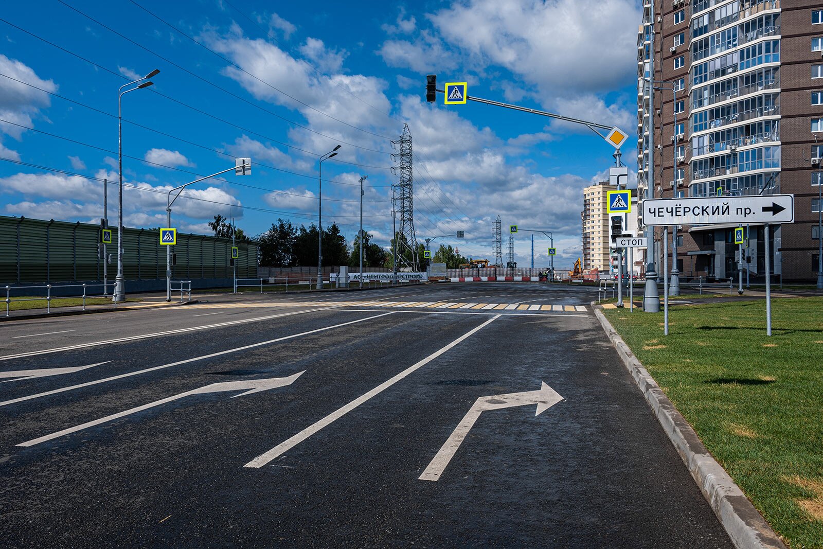 В Москве открылась новая дорога от Щербинки до Южного Бутова | Время России